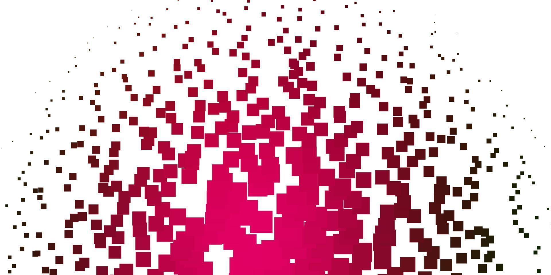 Light Pink, Green vector backdrop with rectangles.