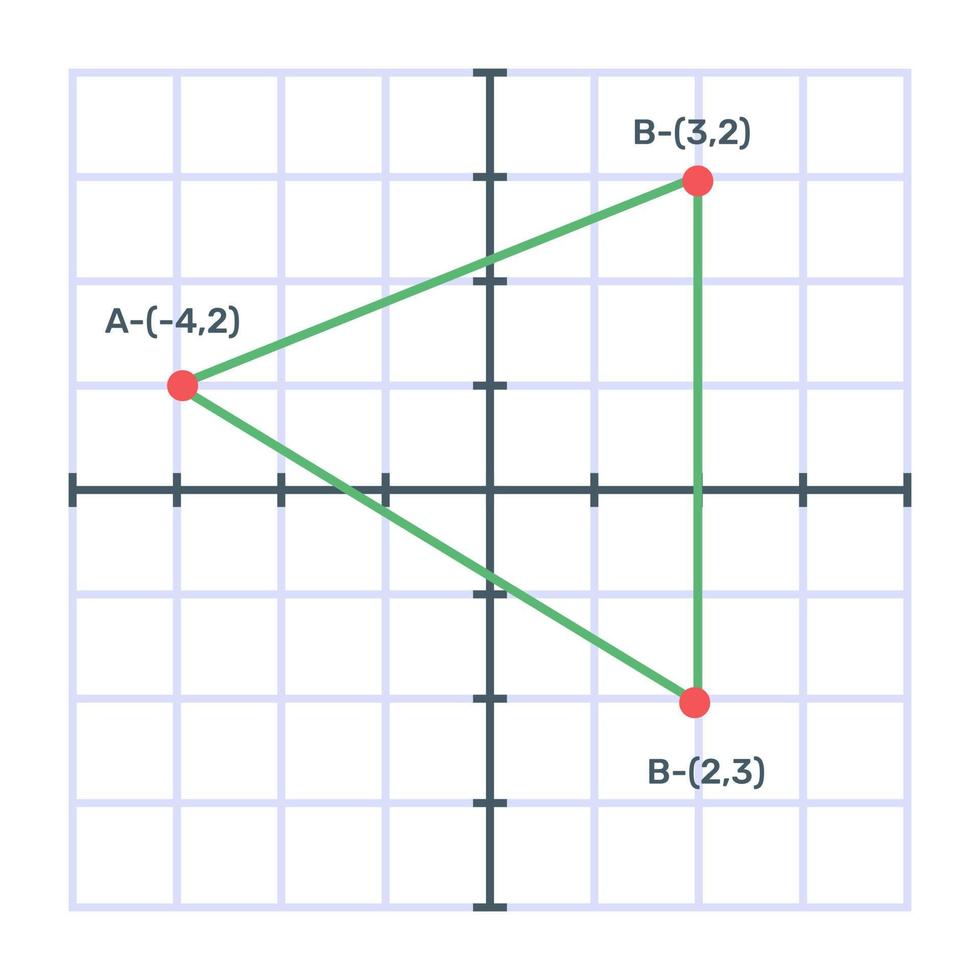 Icon of cartesian analytics in editable design vector