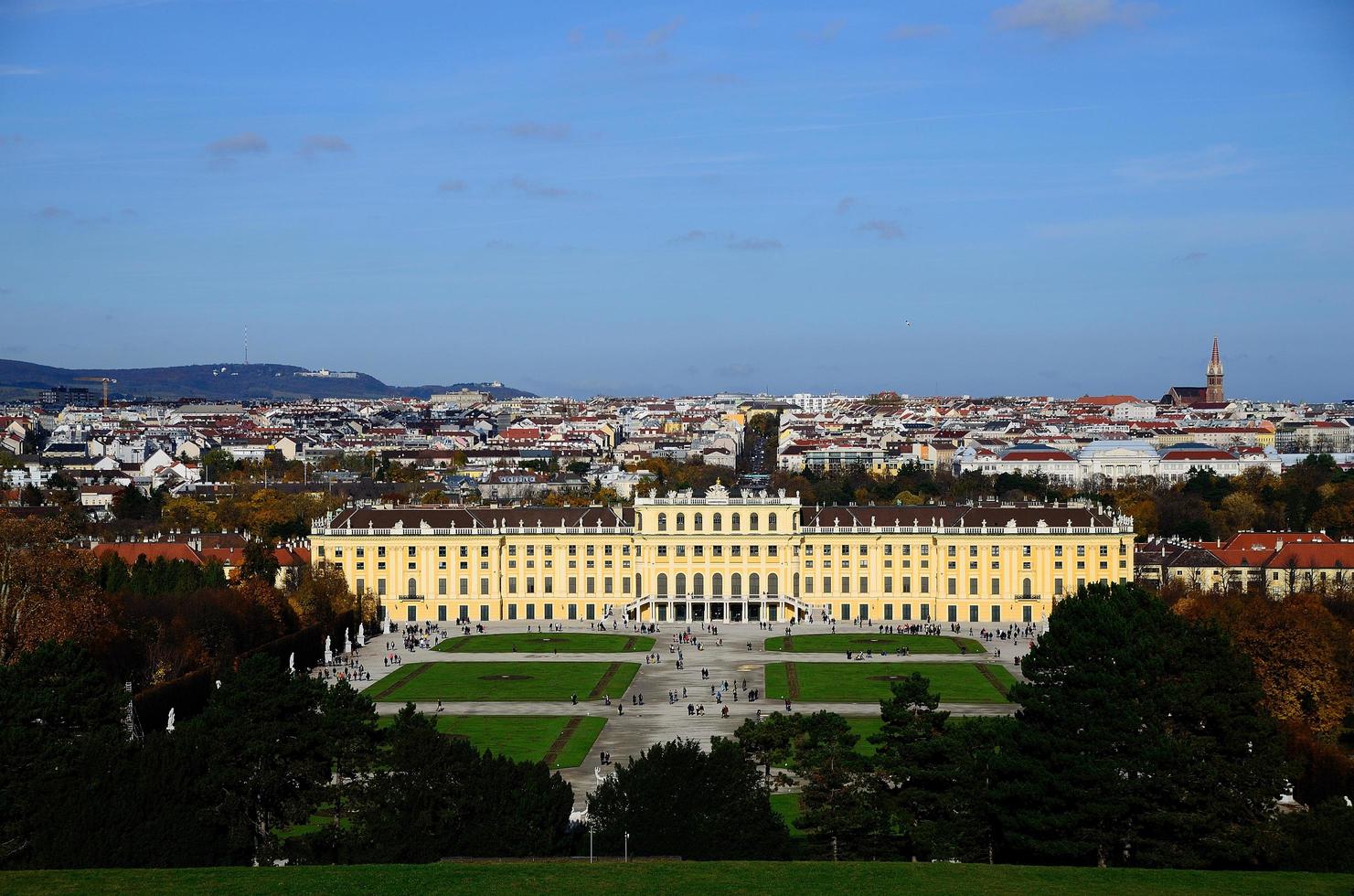 palacio de schoenbrunn en viena foto