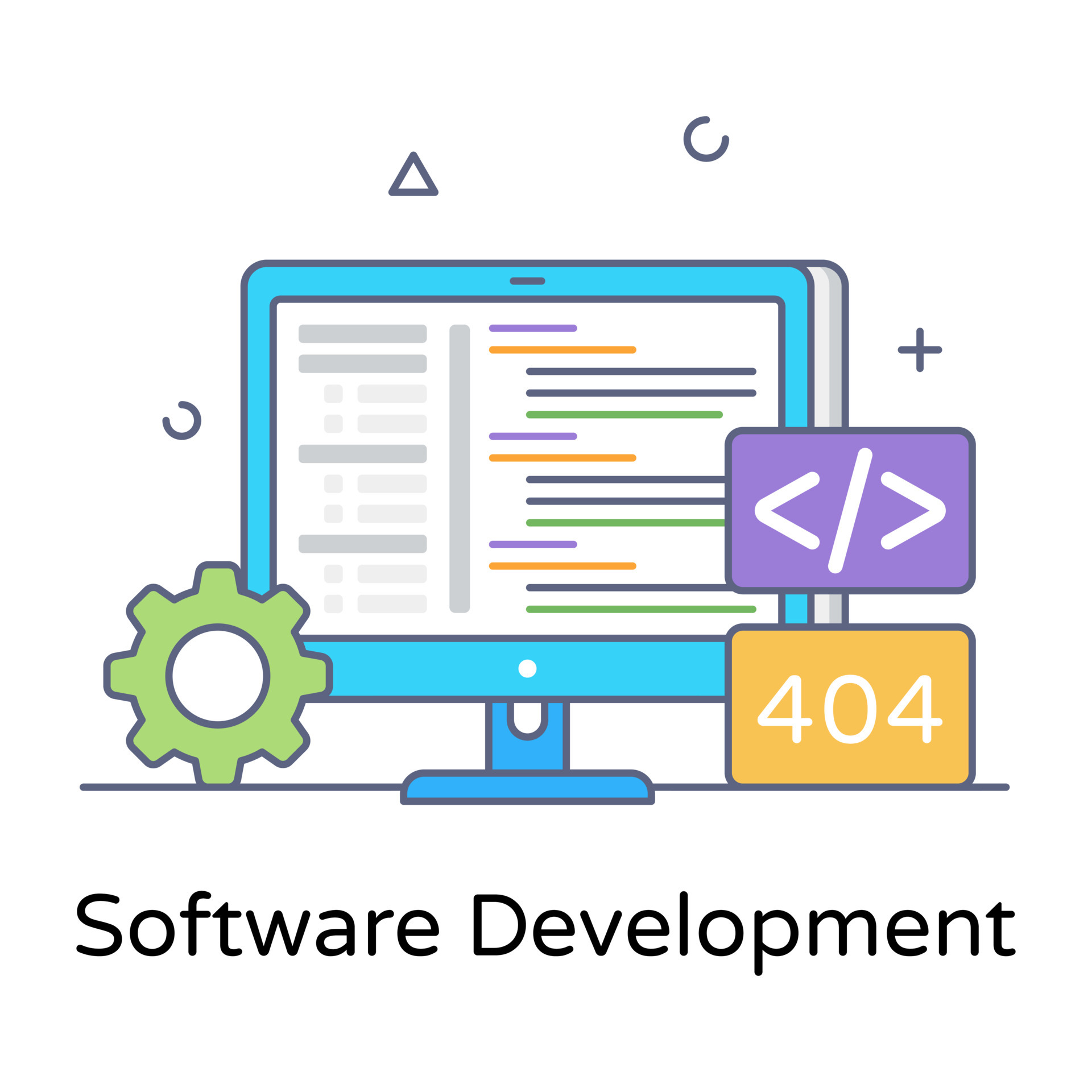 Vector design of software development icon 6216408 Vector Art at Vecteezy