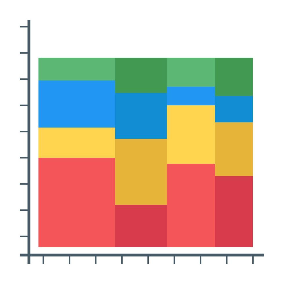 Download this flat icon of business data chart vector