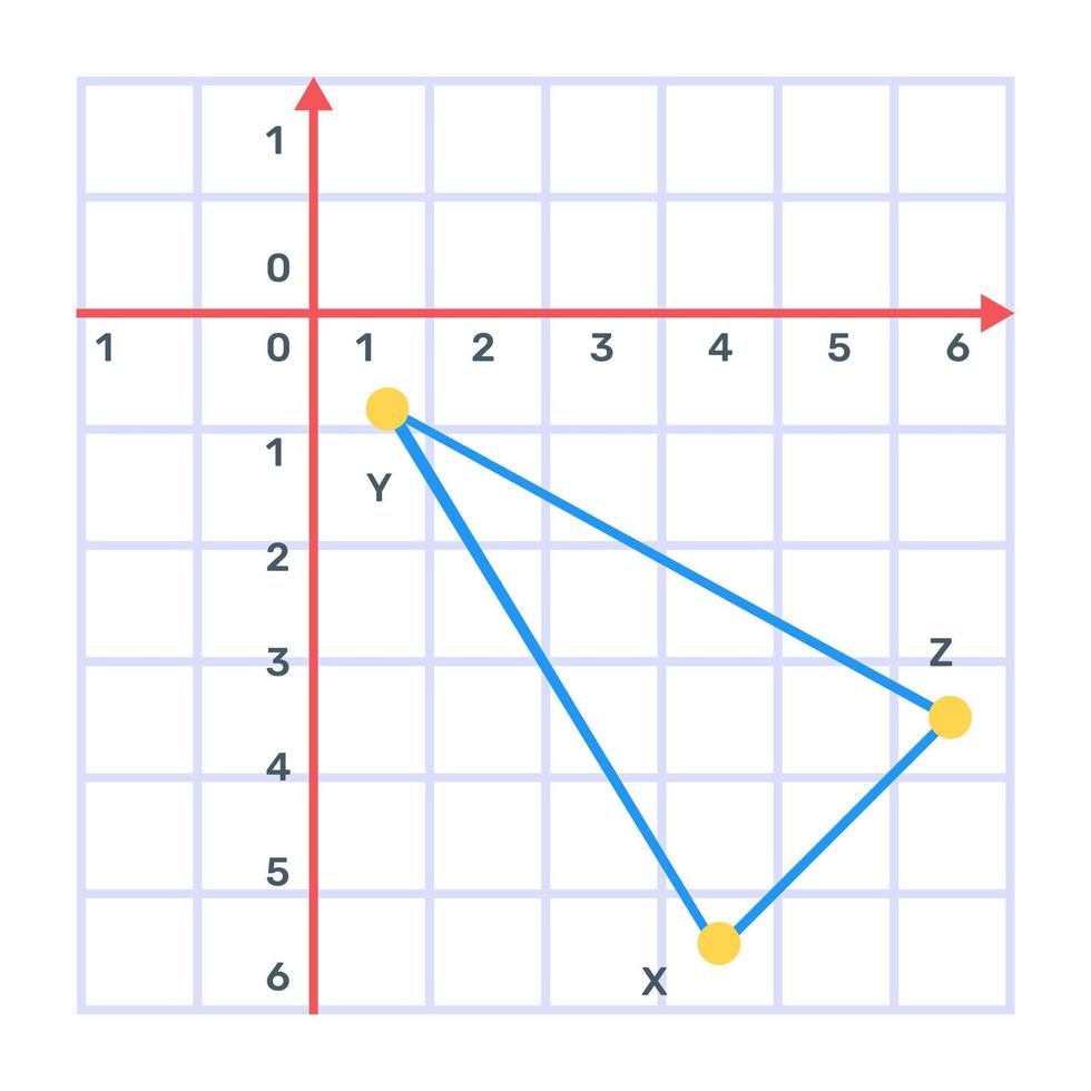 Icon of cartesian analytics in editable design vector