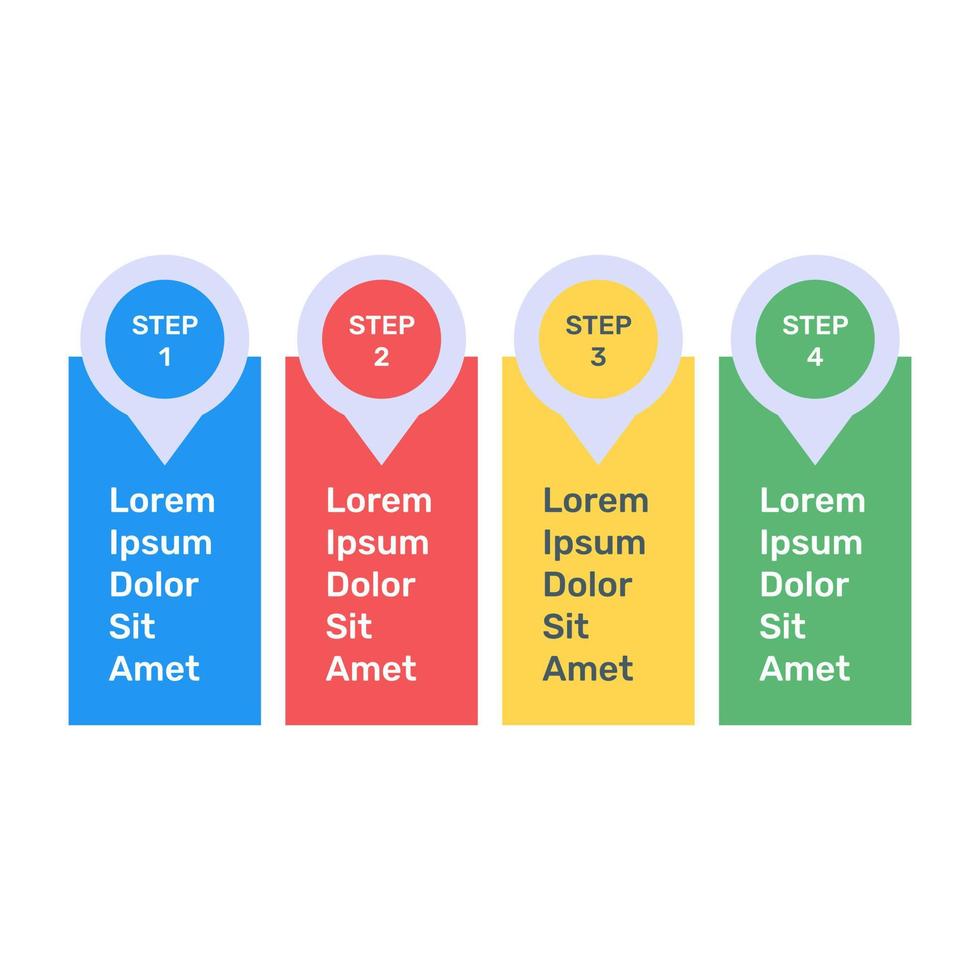 A trendy option banners infographic vector