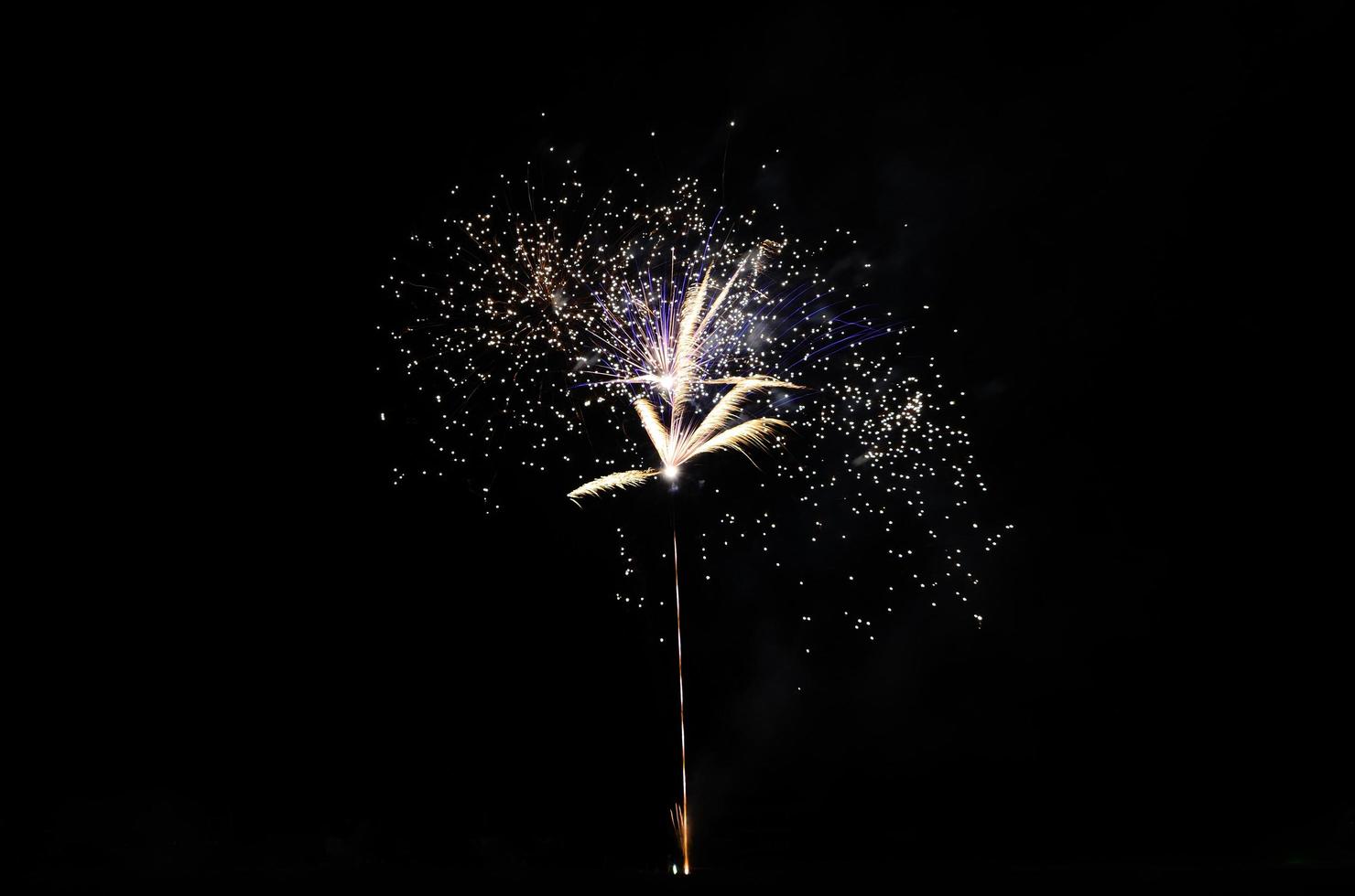 fireworks at night photo