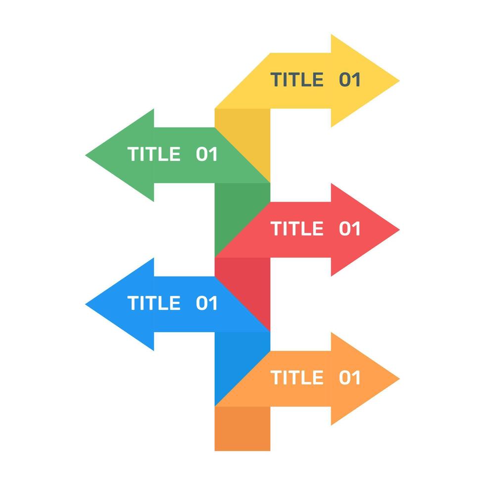 Charting on a labelled direction, flat icon of info diagram vector
