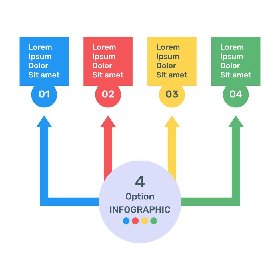 Charting on a labelled direction, flat icon of info diagram vector