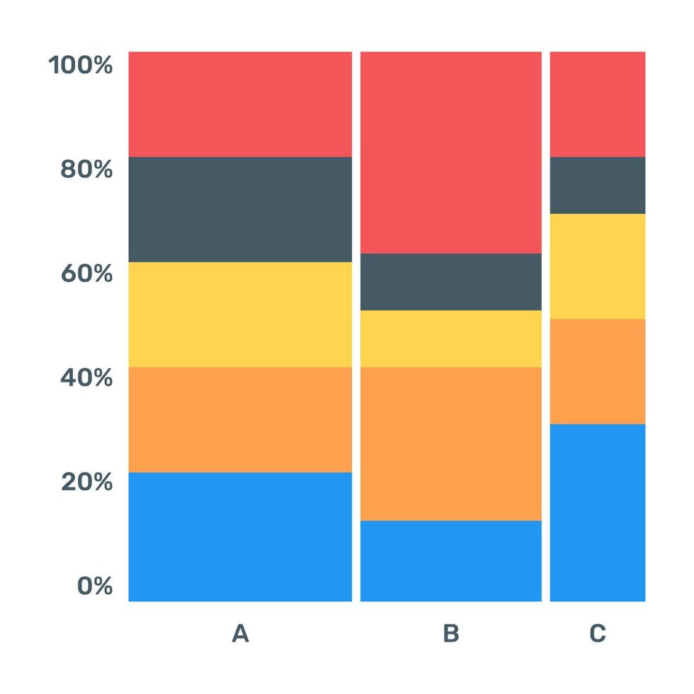 Download this flat icon of business data chart vector