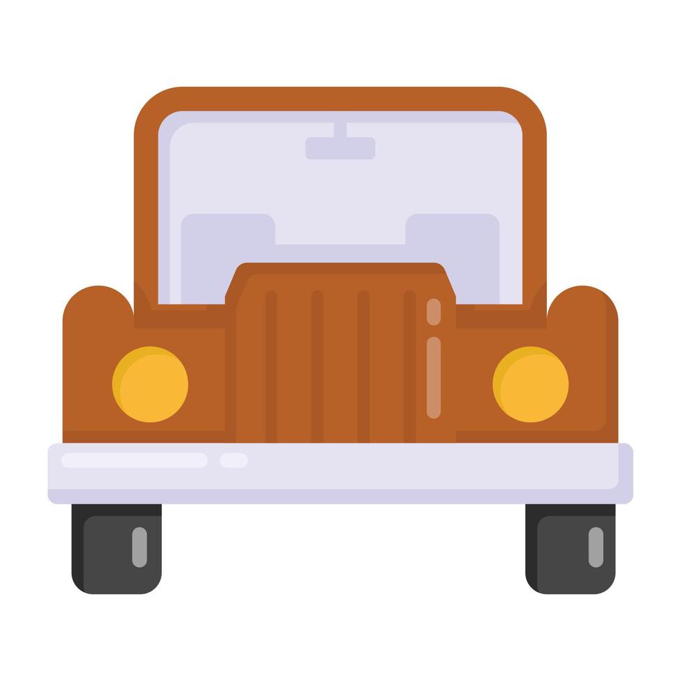 Convertible Car  concept vector