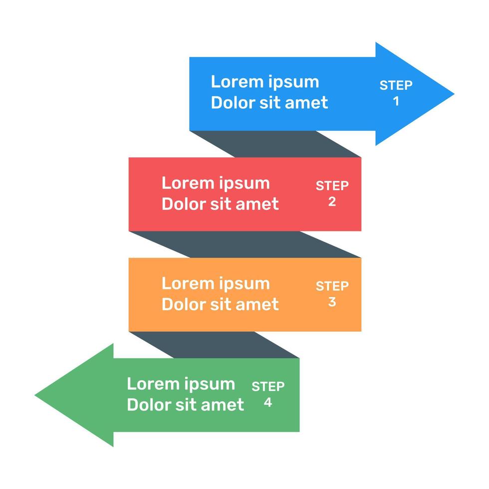 labels chart in flat icon vector