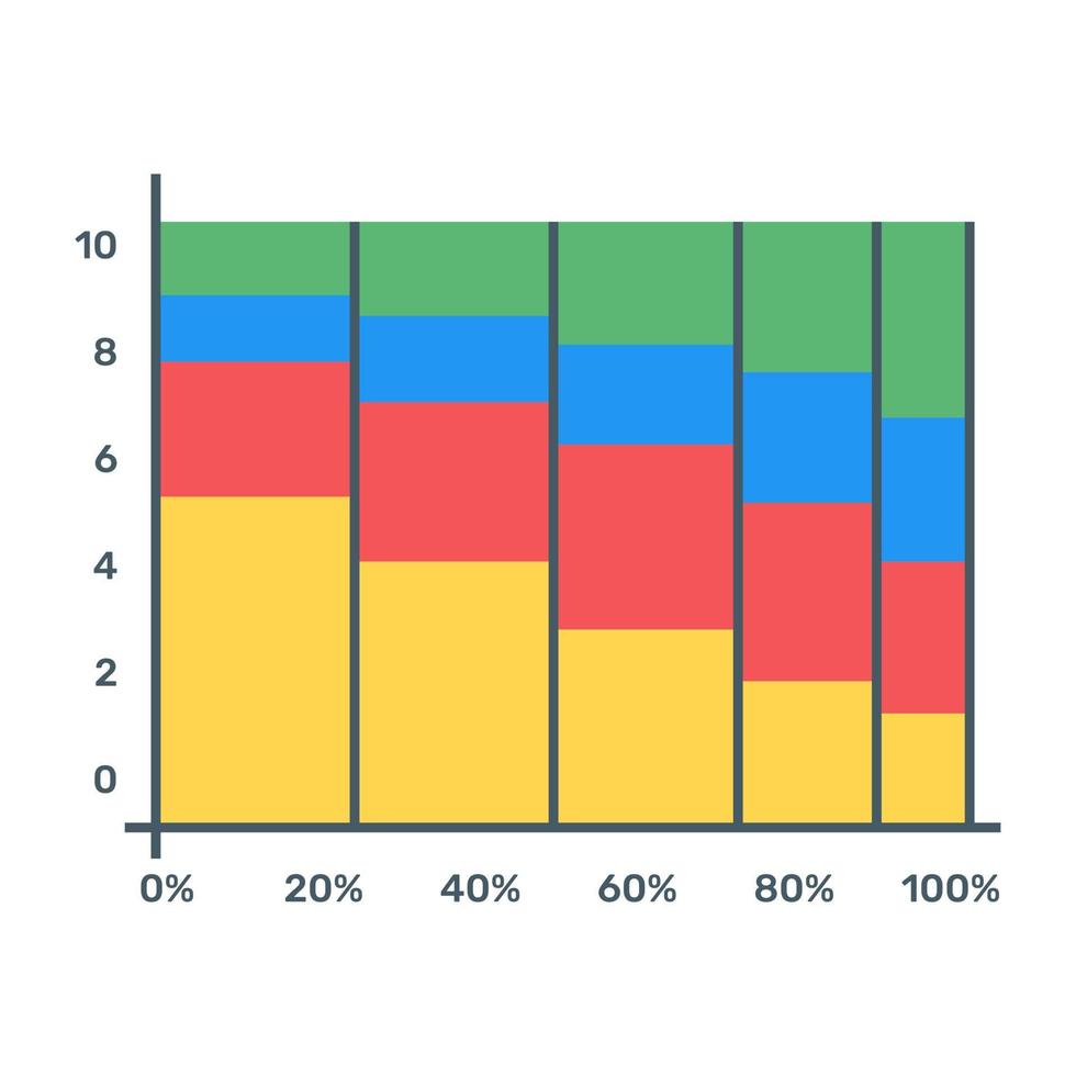 Download this flat icon of business data chart vector