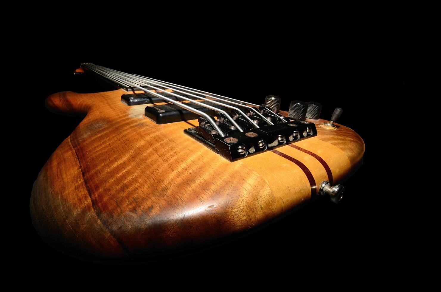 bass guitar close up photo
