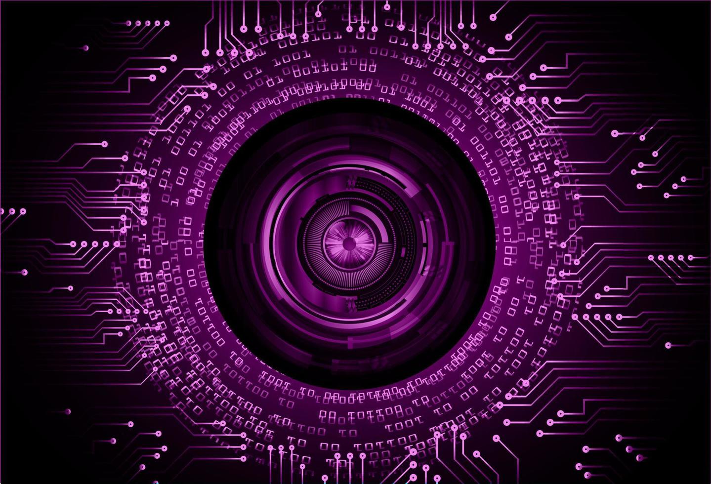 eye cyber circuit future technology concept background vector