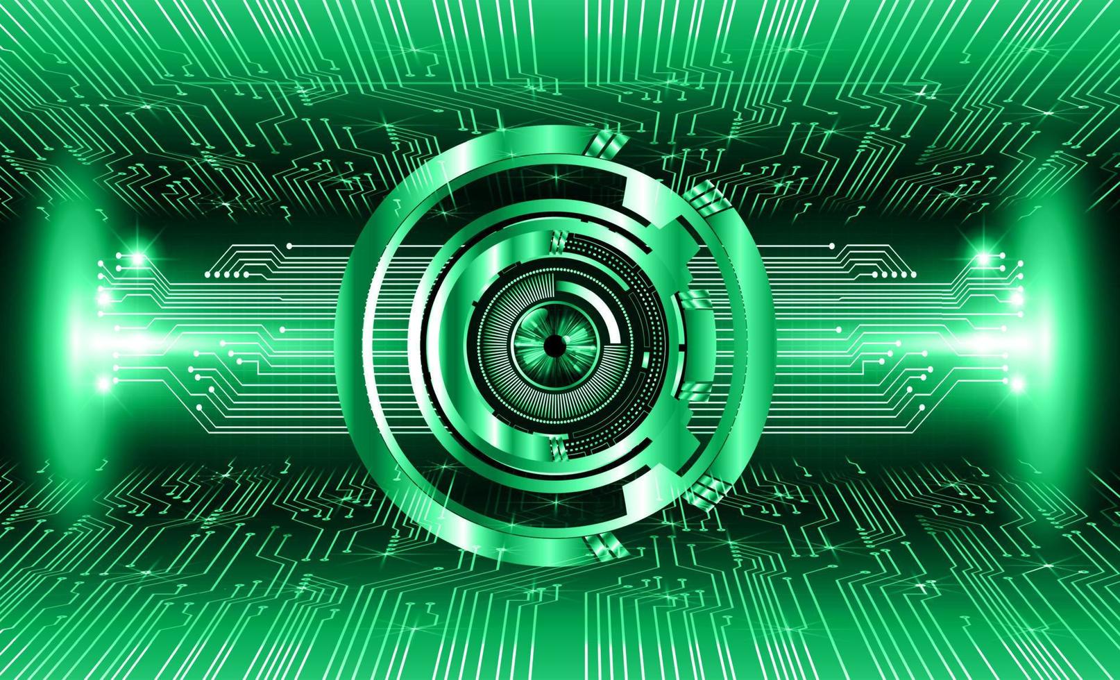 eye cyber circuit future technology concept background vector