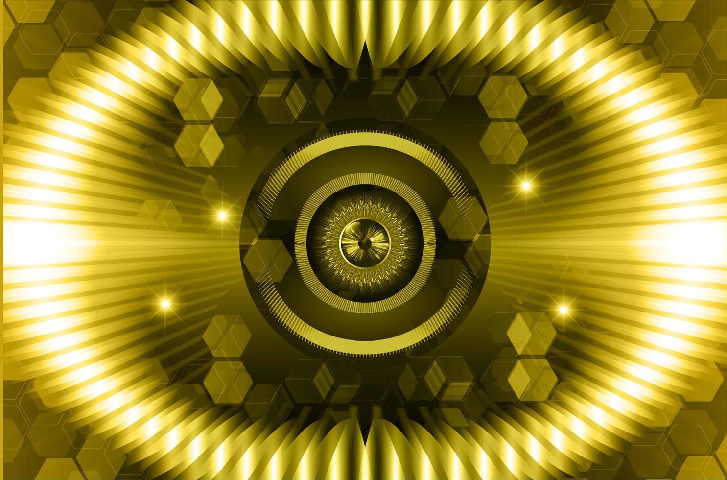 eye cyber circuit future technology concept background vector