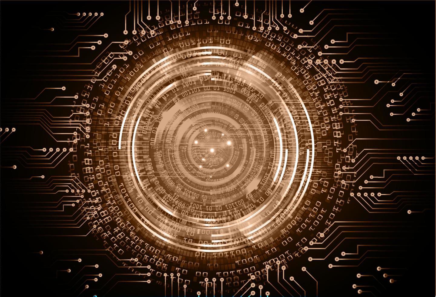 eye cyber circuit future technology concept background vector