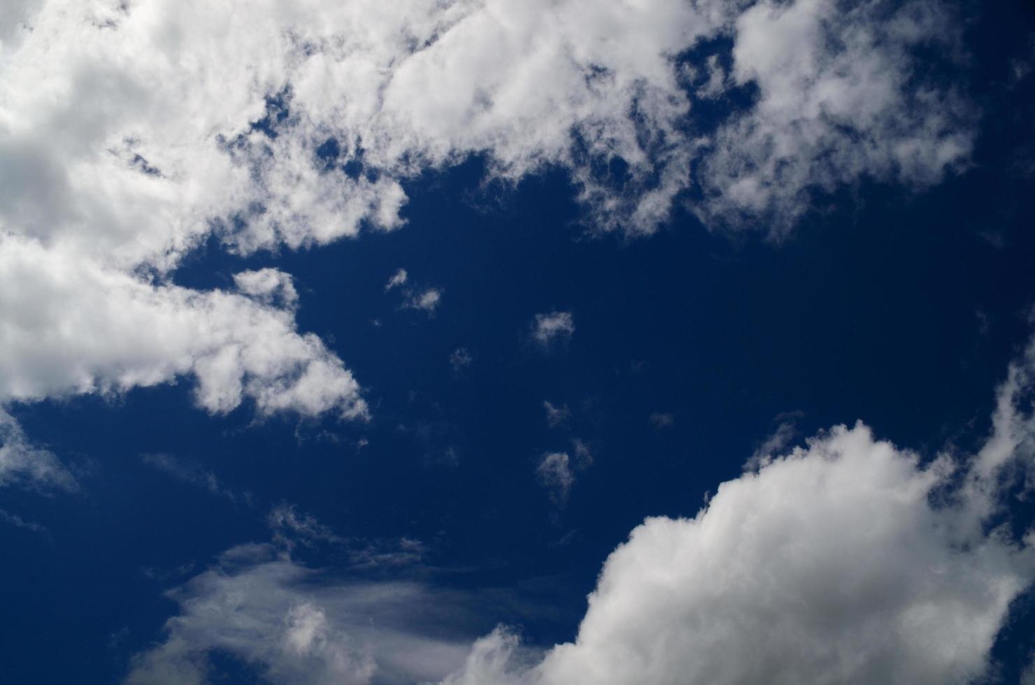 blue sky and clouds photo