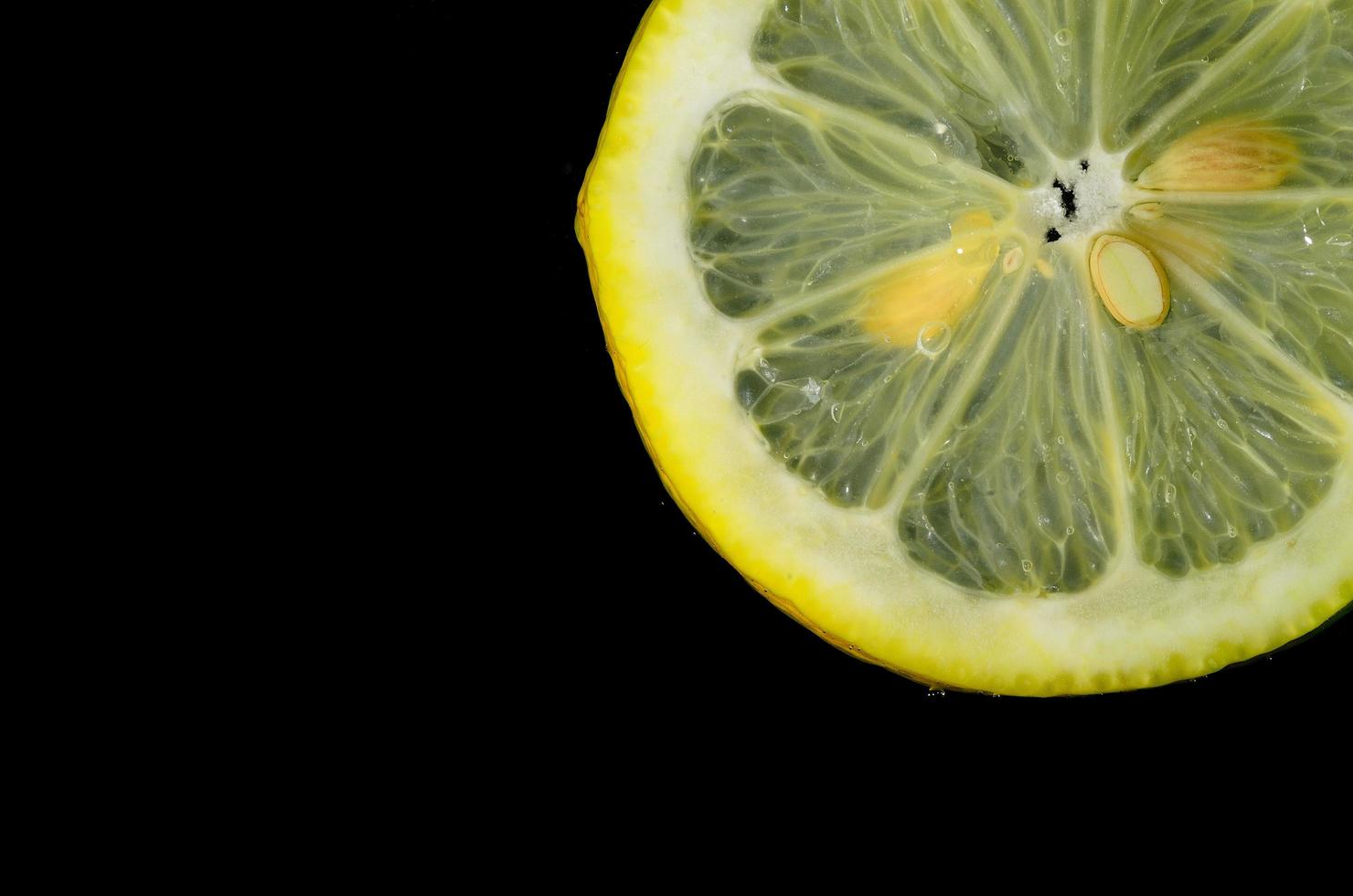 fresh yellow lemon photo
