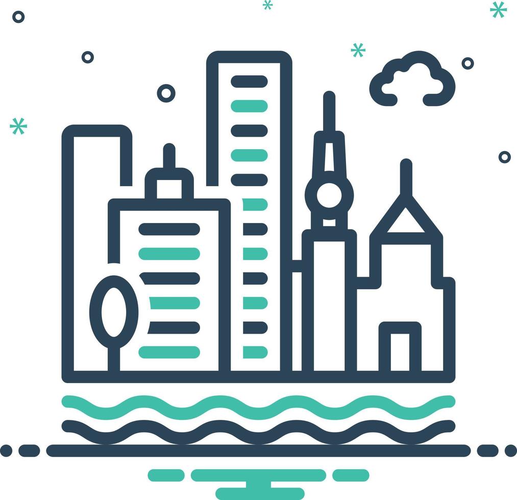 Mix icon for liverpool vector