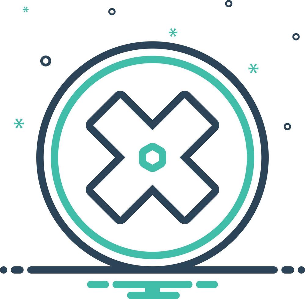 Mix icon for failure vector