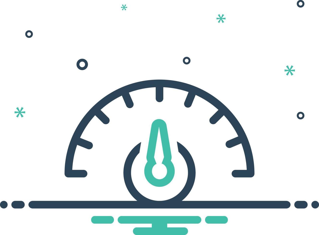 Mix icon for dashboard vector