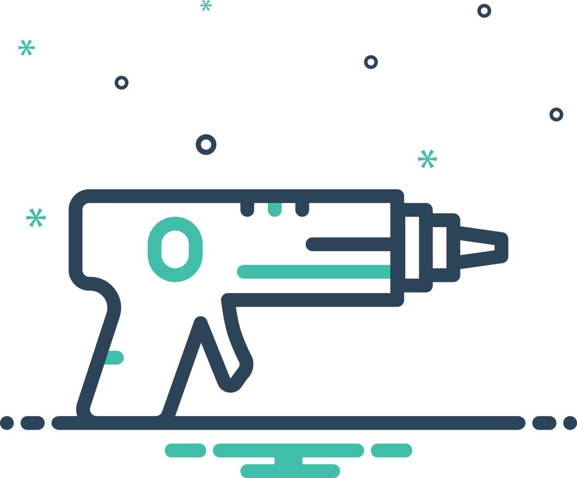 Mix icon for lasertag vector