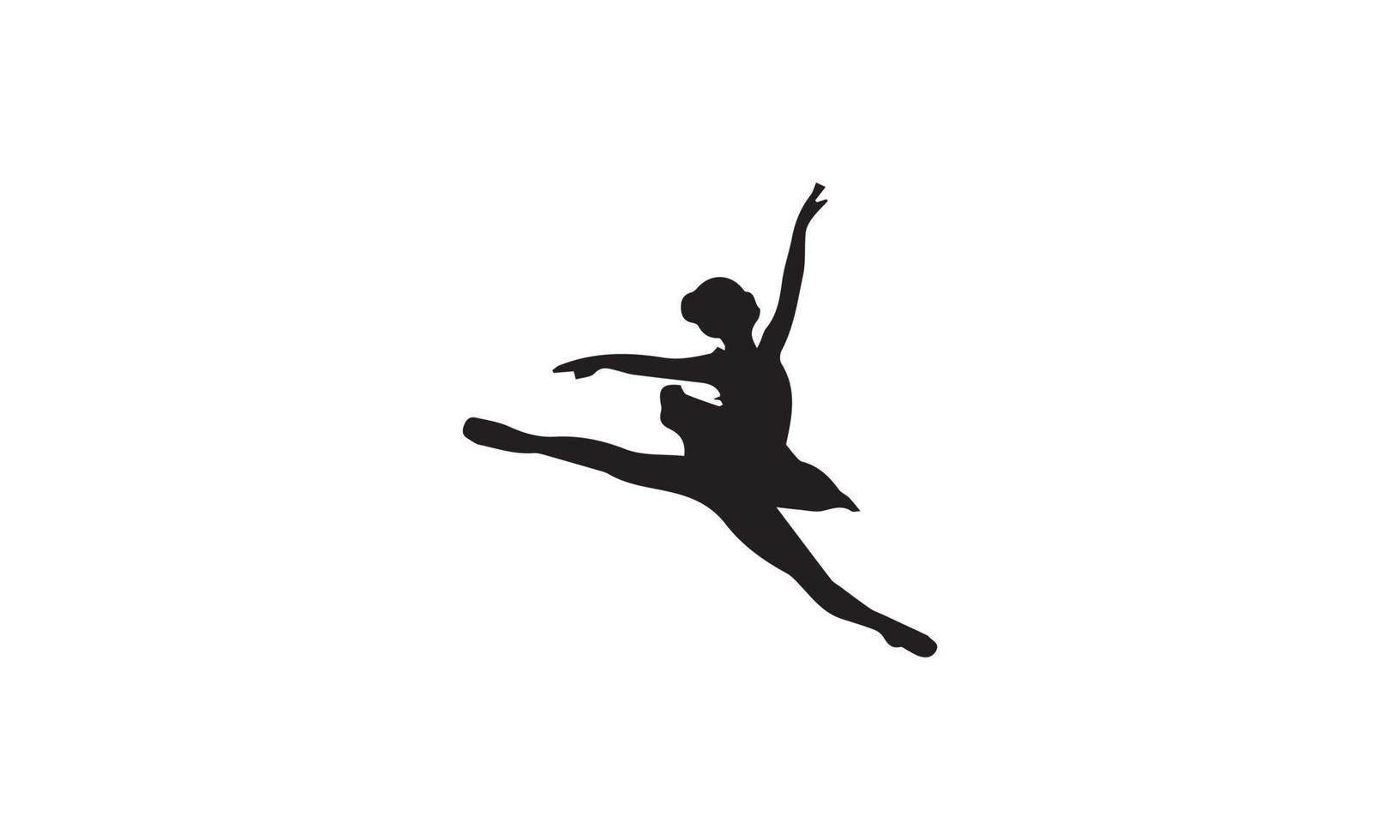 mujeres bailando ilustración vectorial en blanco y negro vector