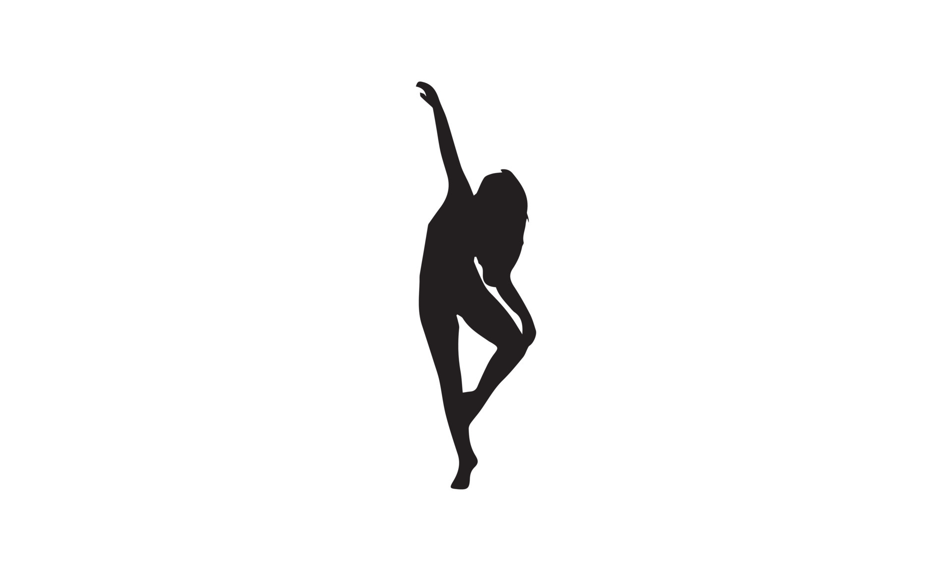 dancing women vector illustration black and white 6220493 Vector Art at ...