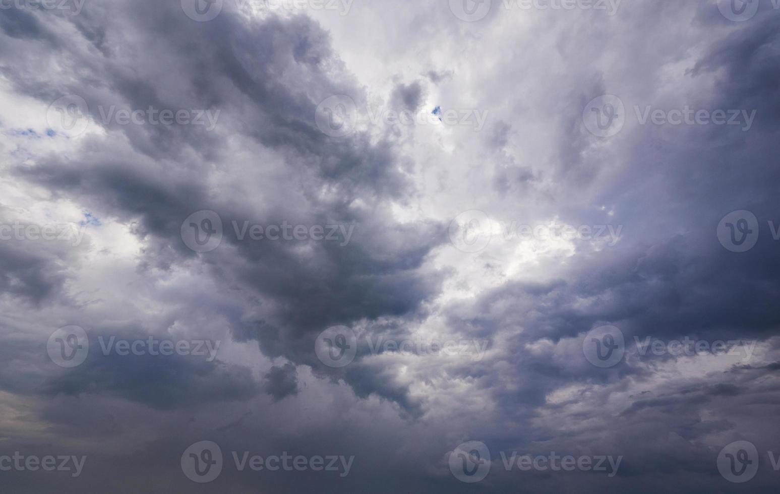 Cloudy stormy black and white dramatic sky background photo