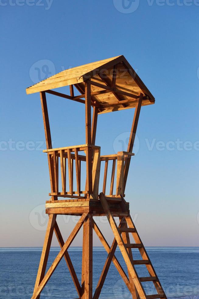 Beach wood cabin for coast guard photo