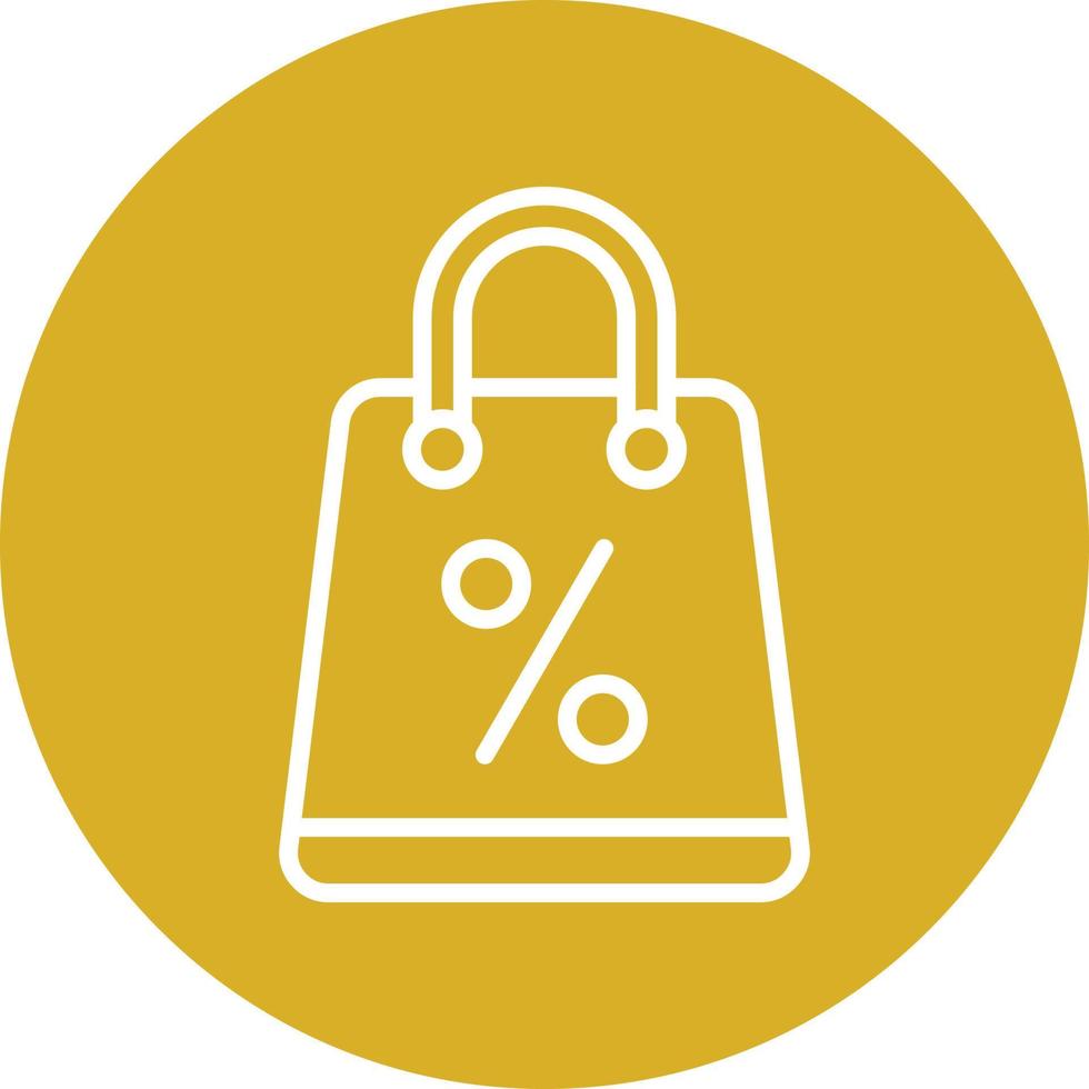 Paper Bag Icon Style vector