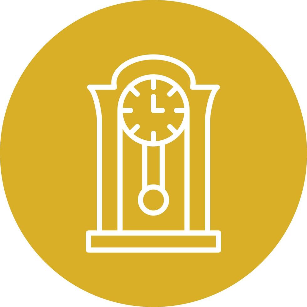 estilo de icono de reloj vector