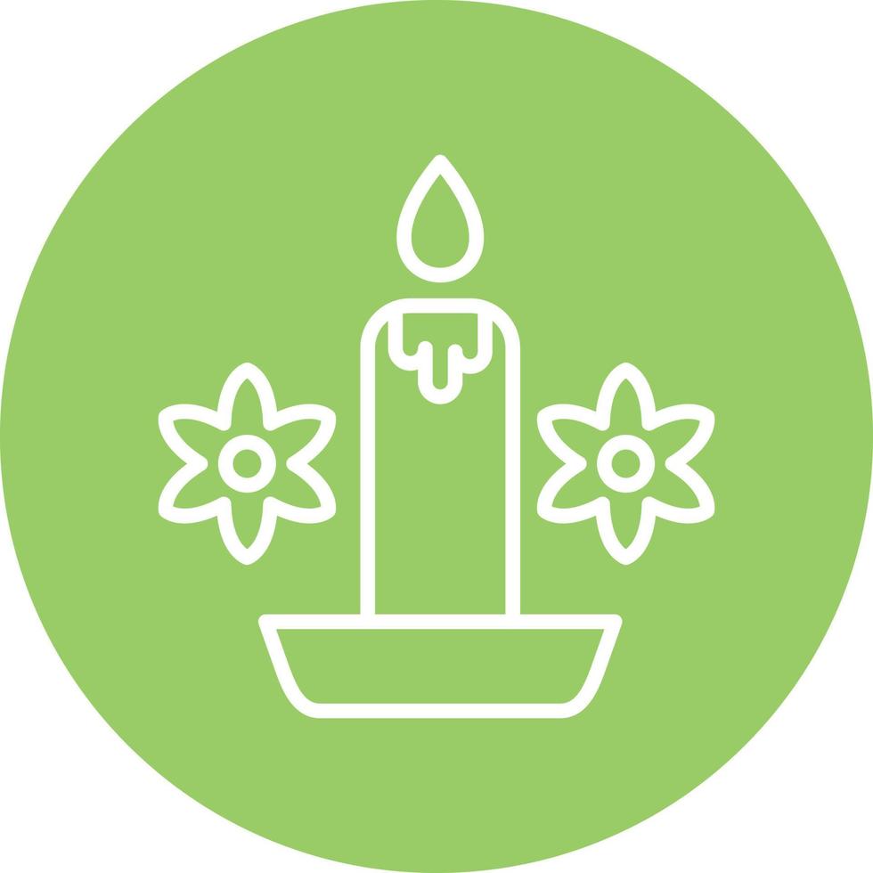 Scented Candle Icon Style vector