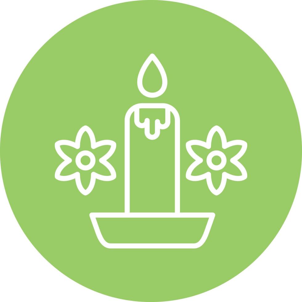 Scented Candle Icon Style vector