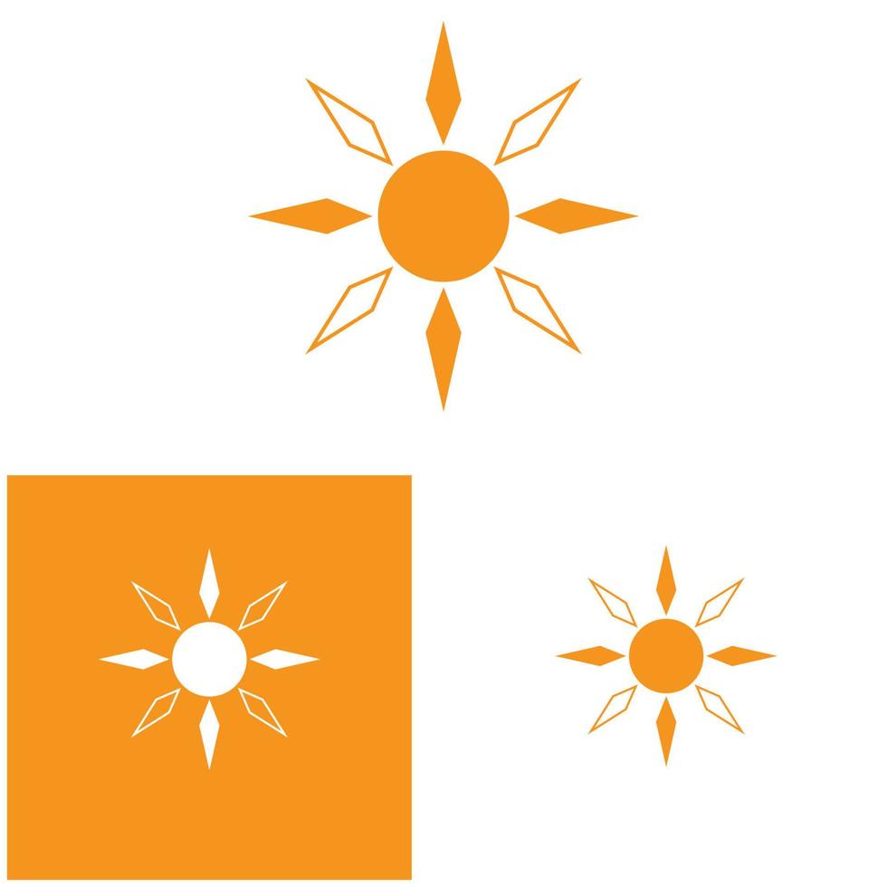 Sun Vector illustration Icon logo template