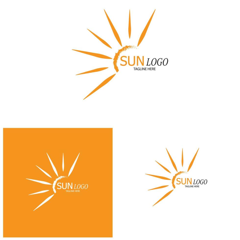 Sun Vector illustration Icon logo template