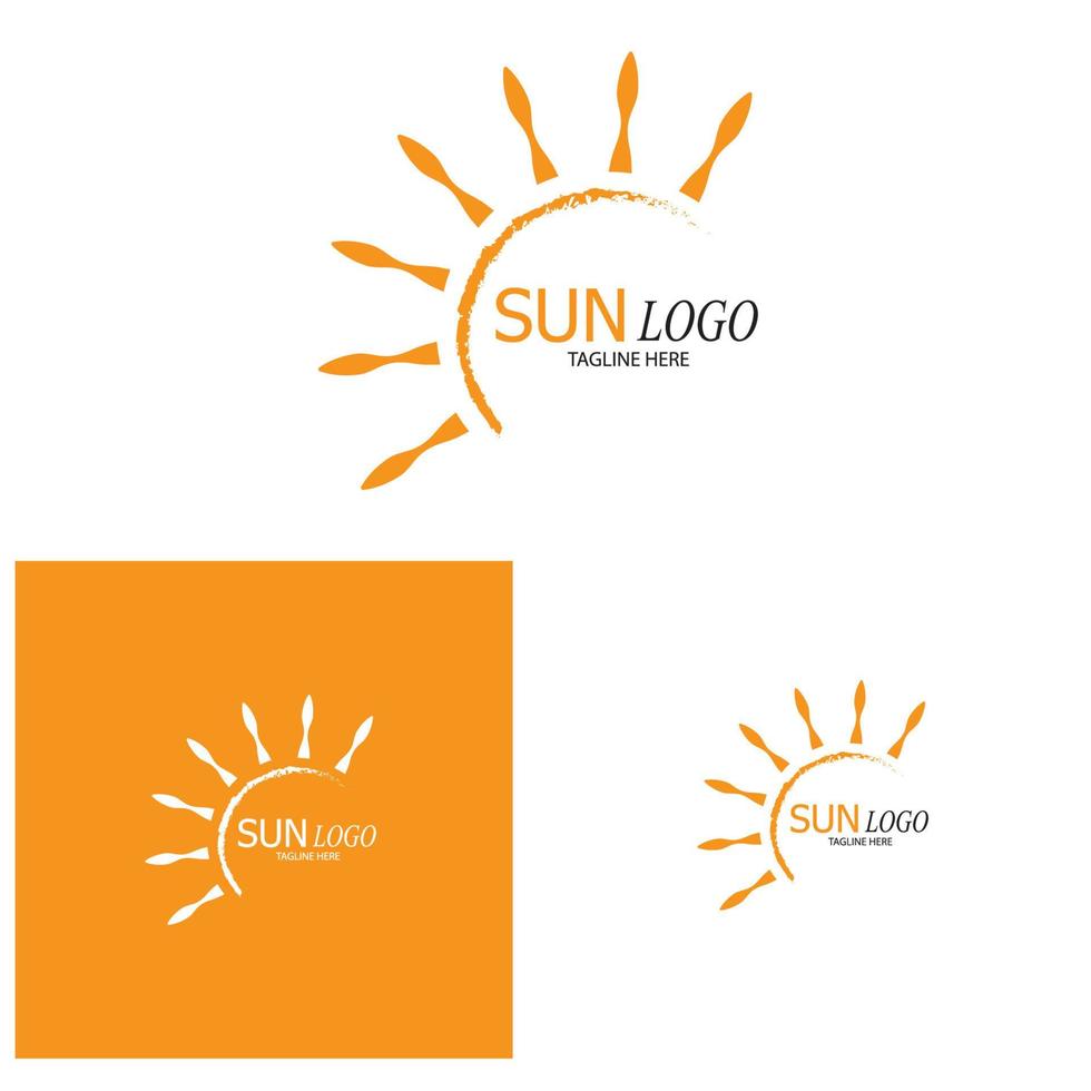 Sun Vector illustration Icon logo template