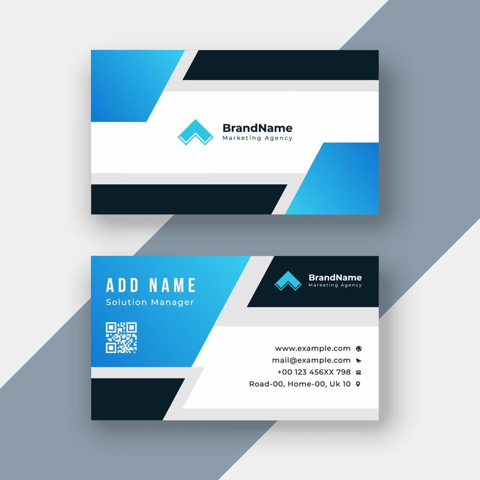 Business card design template vector