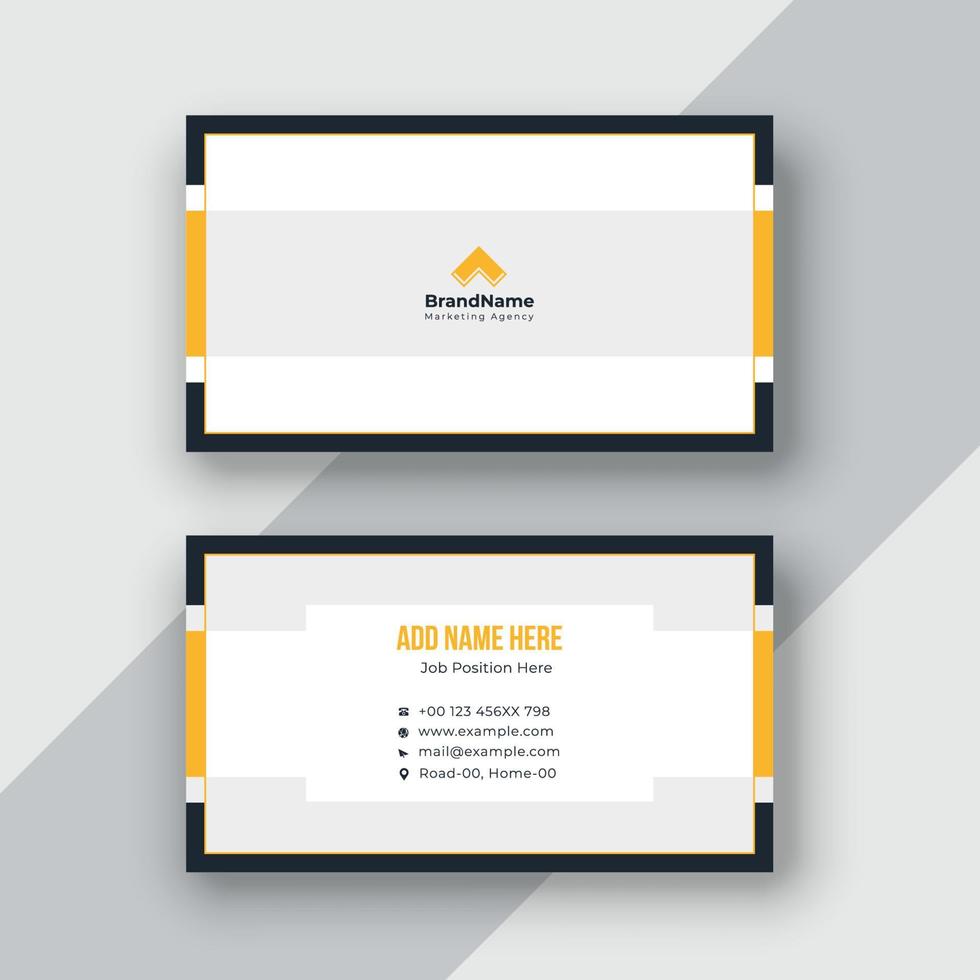 Business card design template vector