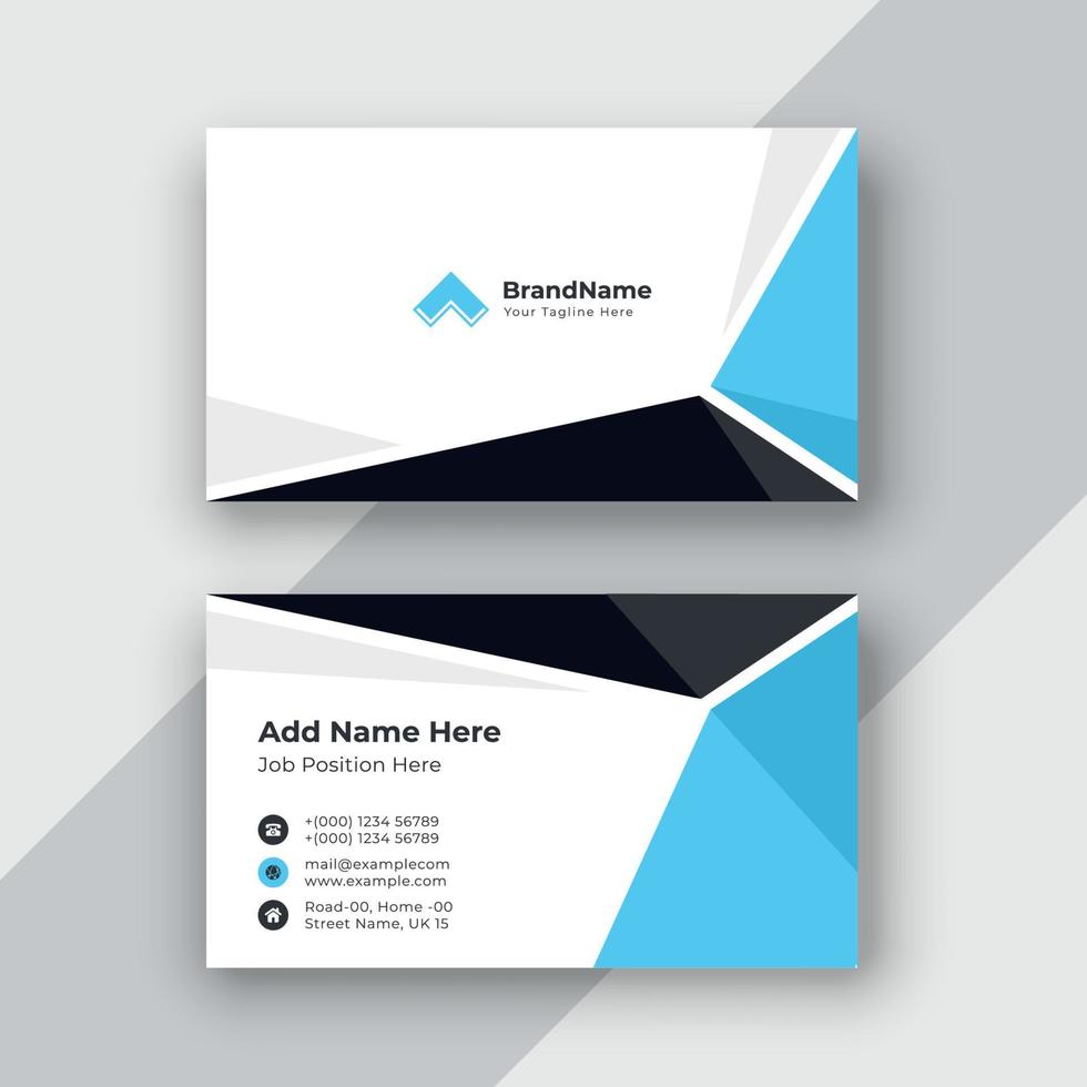 Business card design template vector