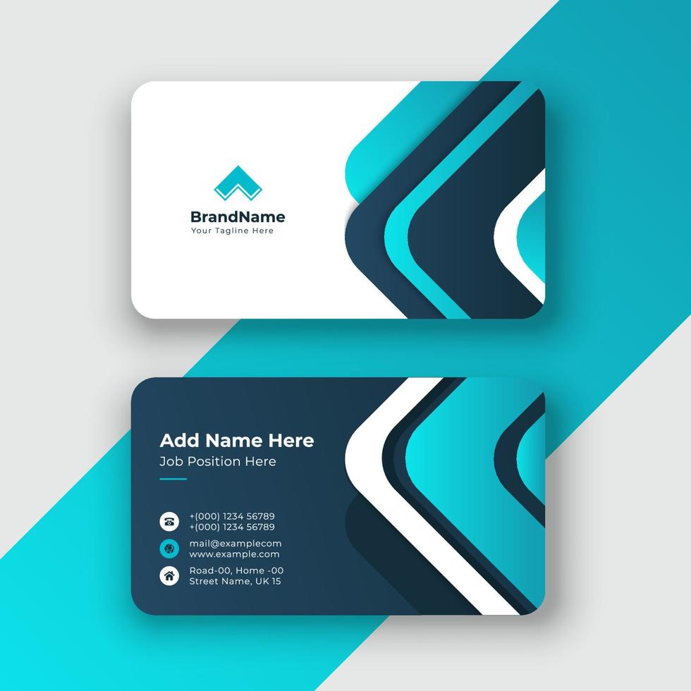 Business card design template vector