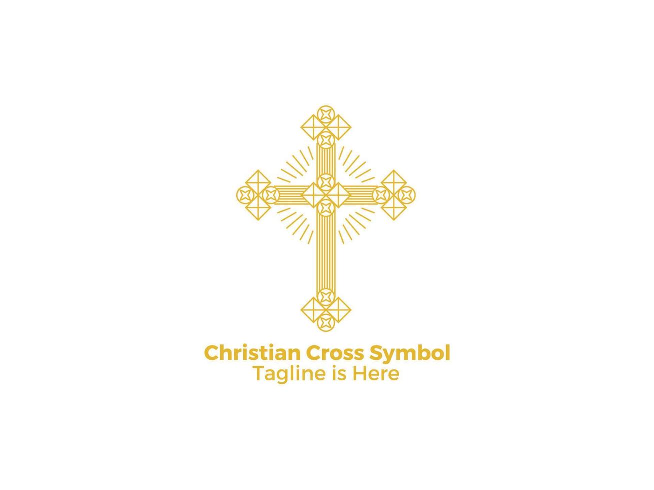 Cross symbols christians catholicism religion peace jesus free vector