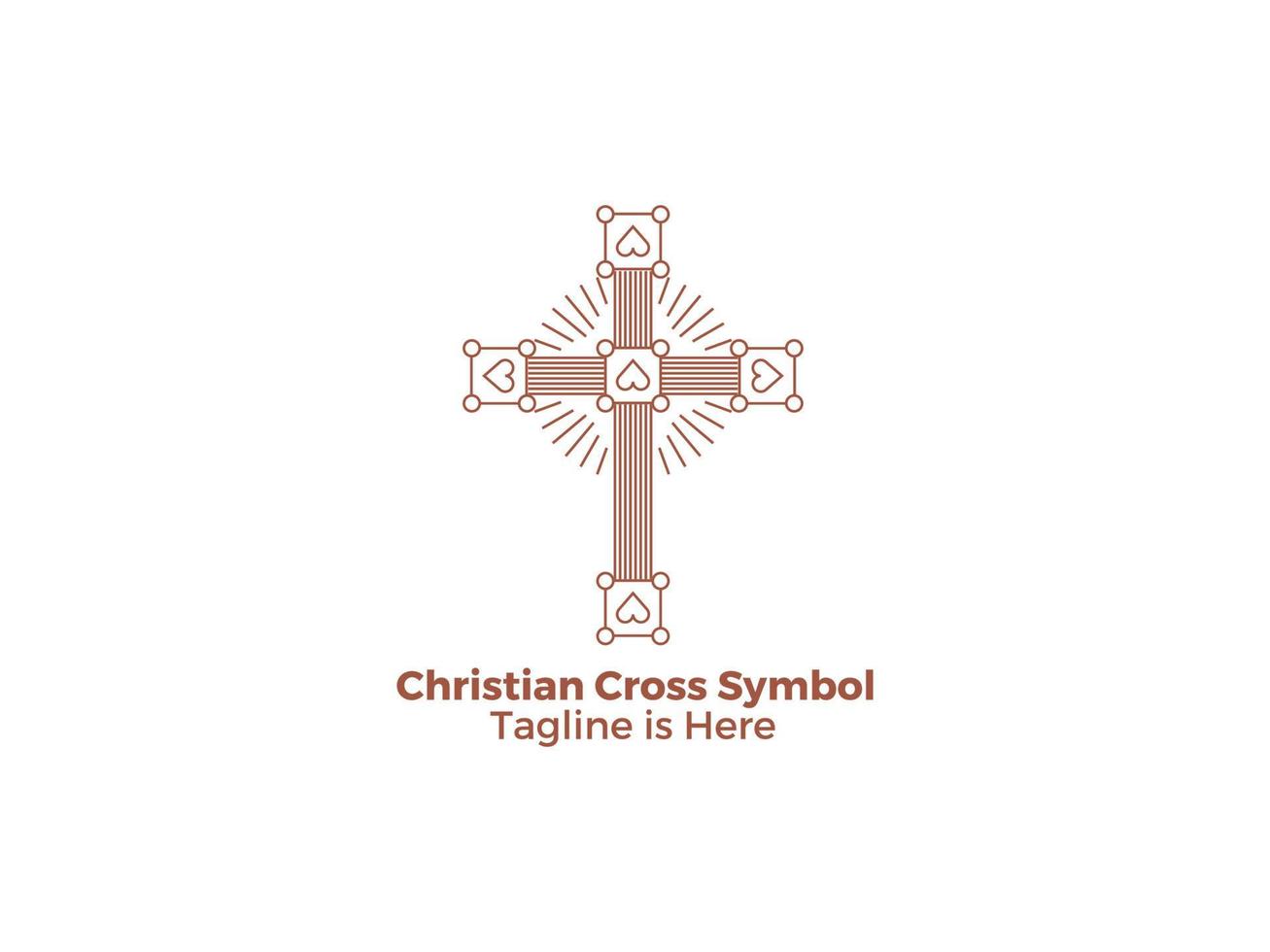 The Cross is a Symbol of Christianity Catholic Religion The Church of Jesus Free Vector Design