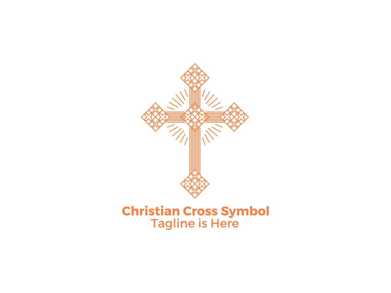 Christians cross religion vector symbols jesus catholicism free vector