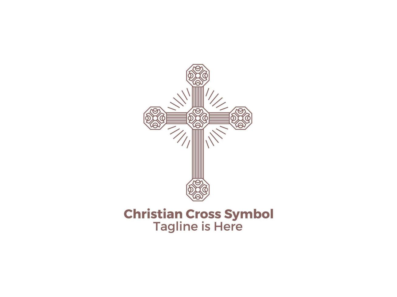 The Cross is a Symbol of Christianity Catholic Religion The Church of Jesus Free Vector Design