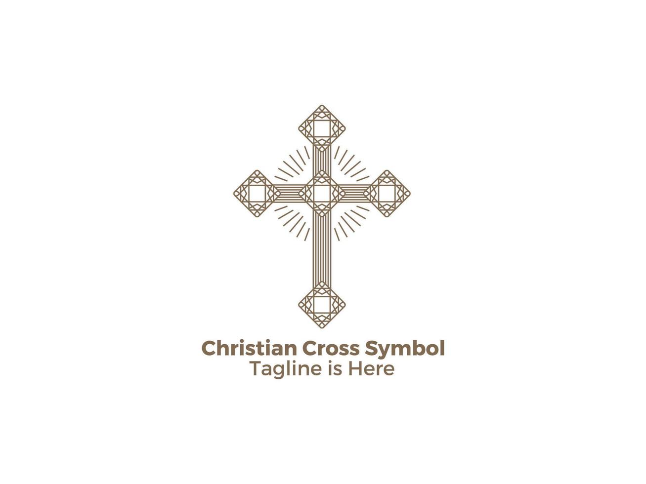 The Cross is a Symbol of Christianity Catholic Religion The Church of Jesus Free Vector Design