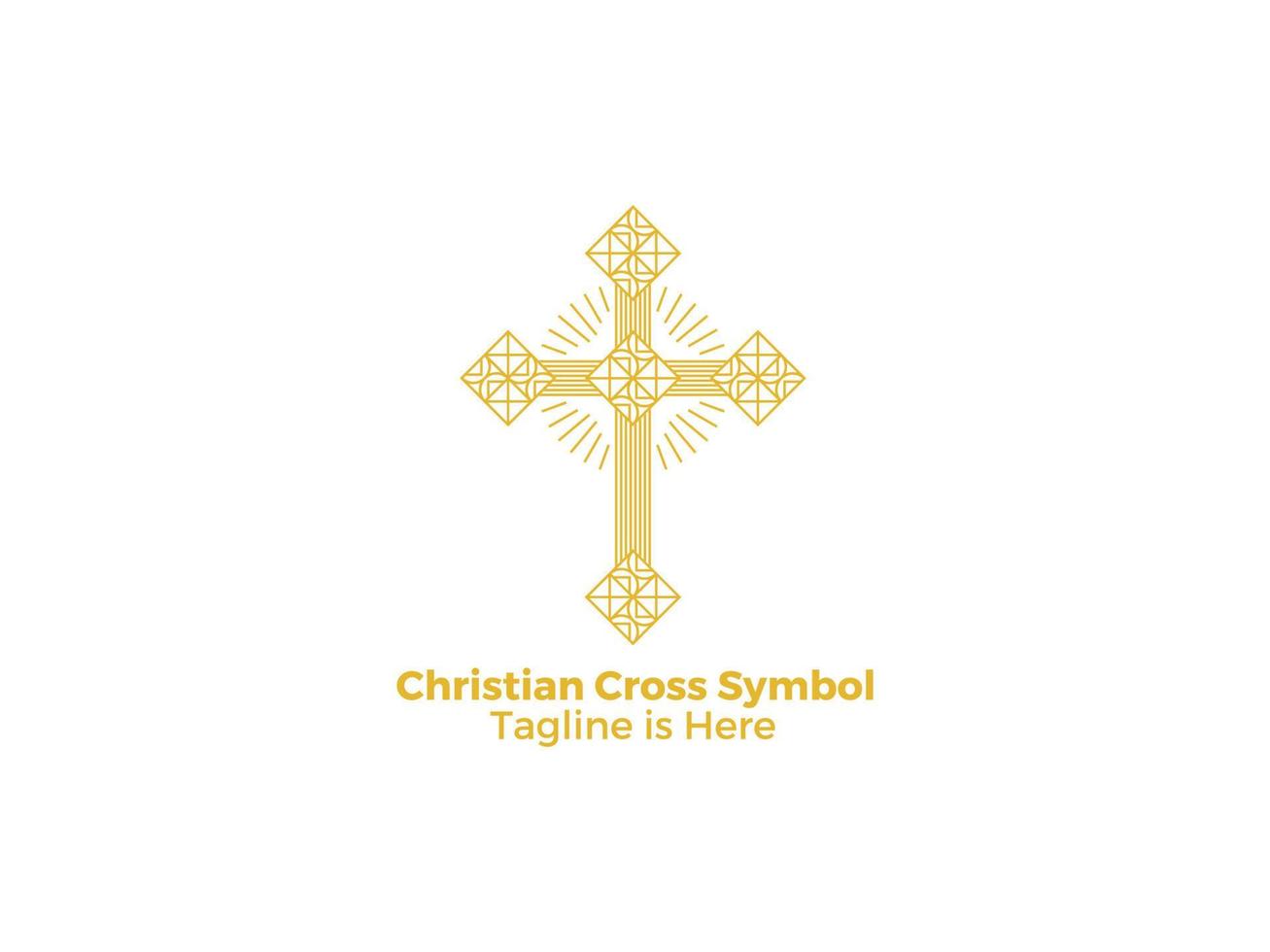 Cross symbols christians catholicism religion peace jesus free vector