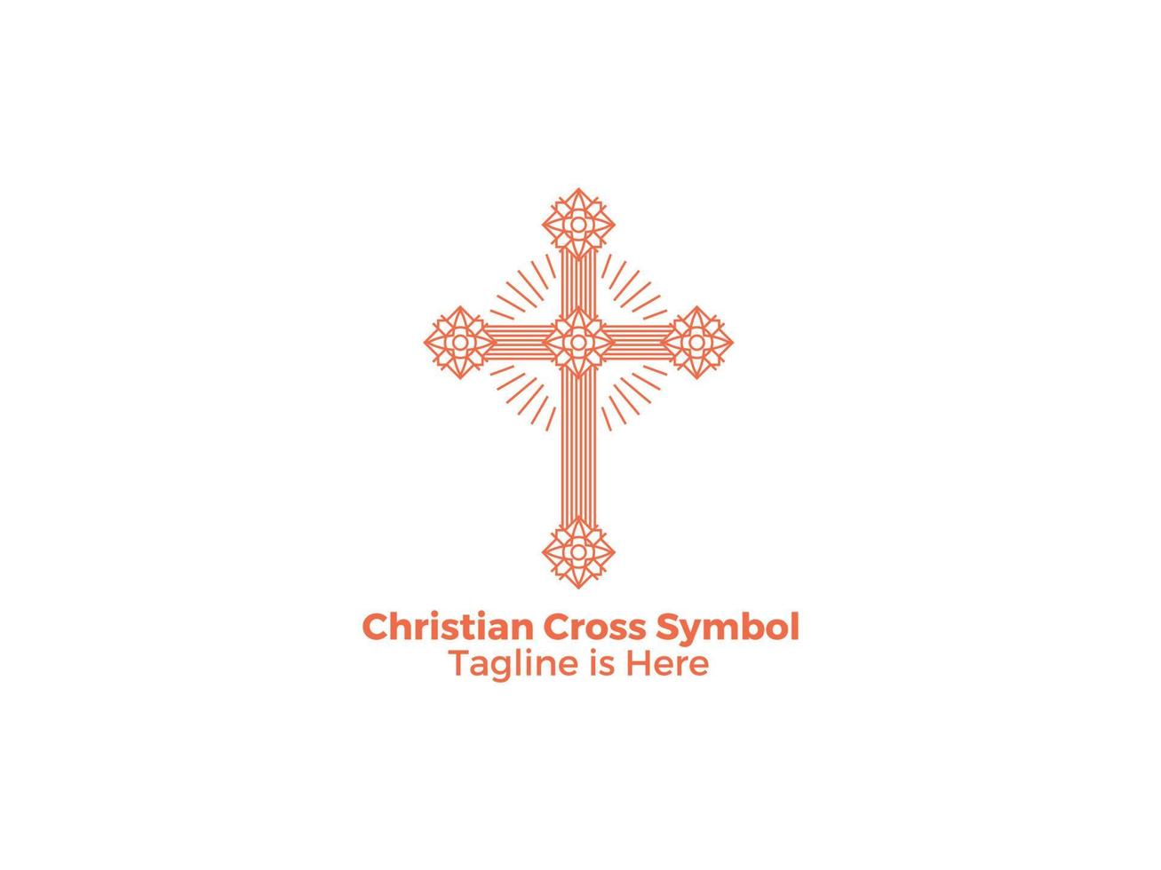 The Cross is a Symbol of Christianity Catholic Religion The Church of Jesus Free Vector Design