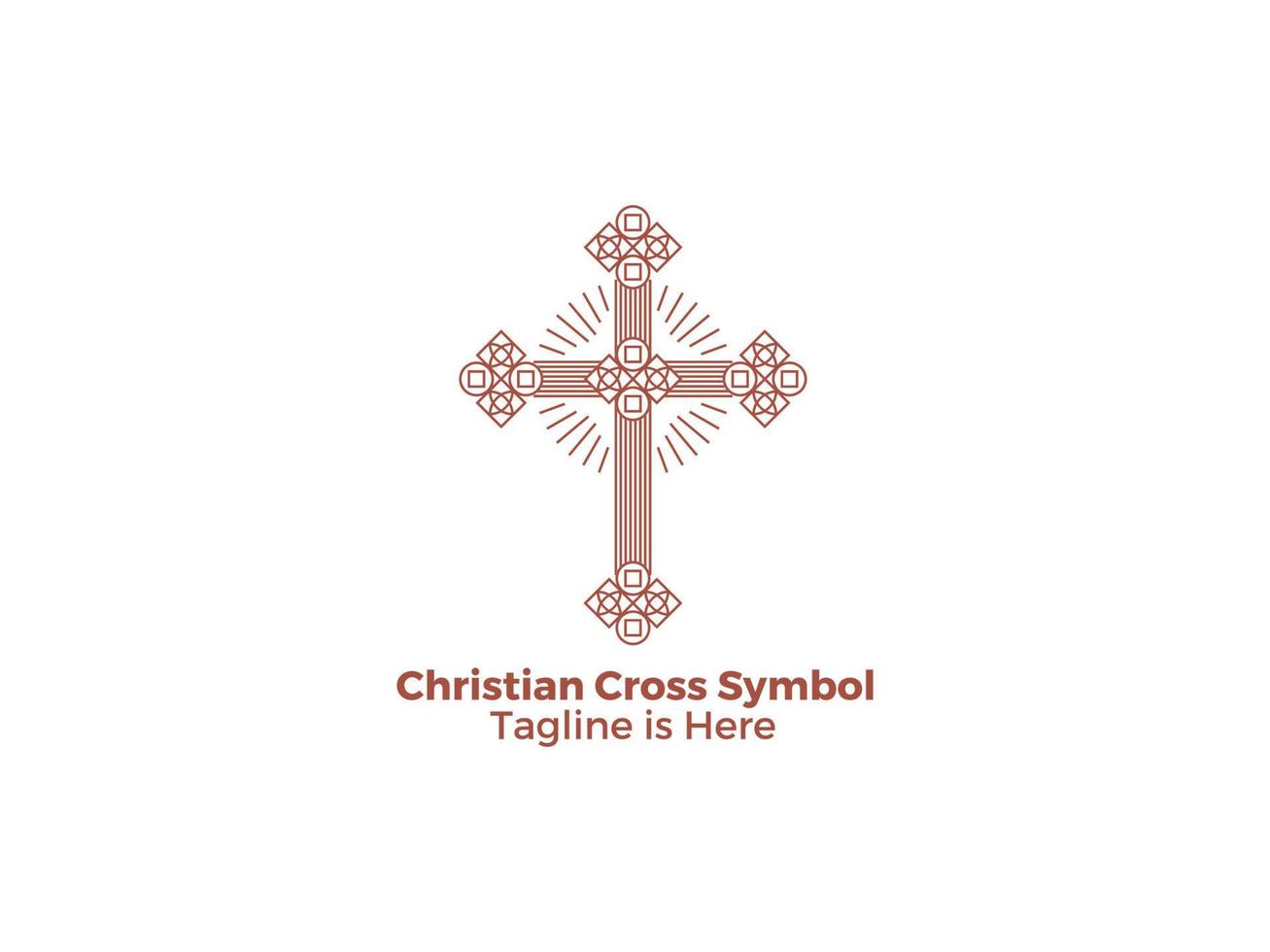 Christians cross religion vector symbols jesus catholicism free vector