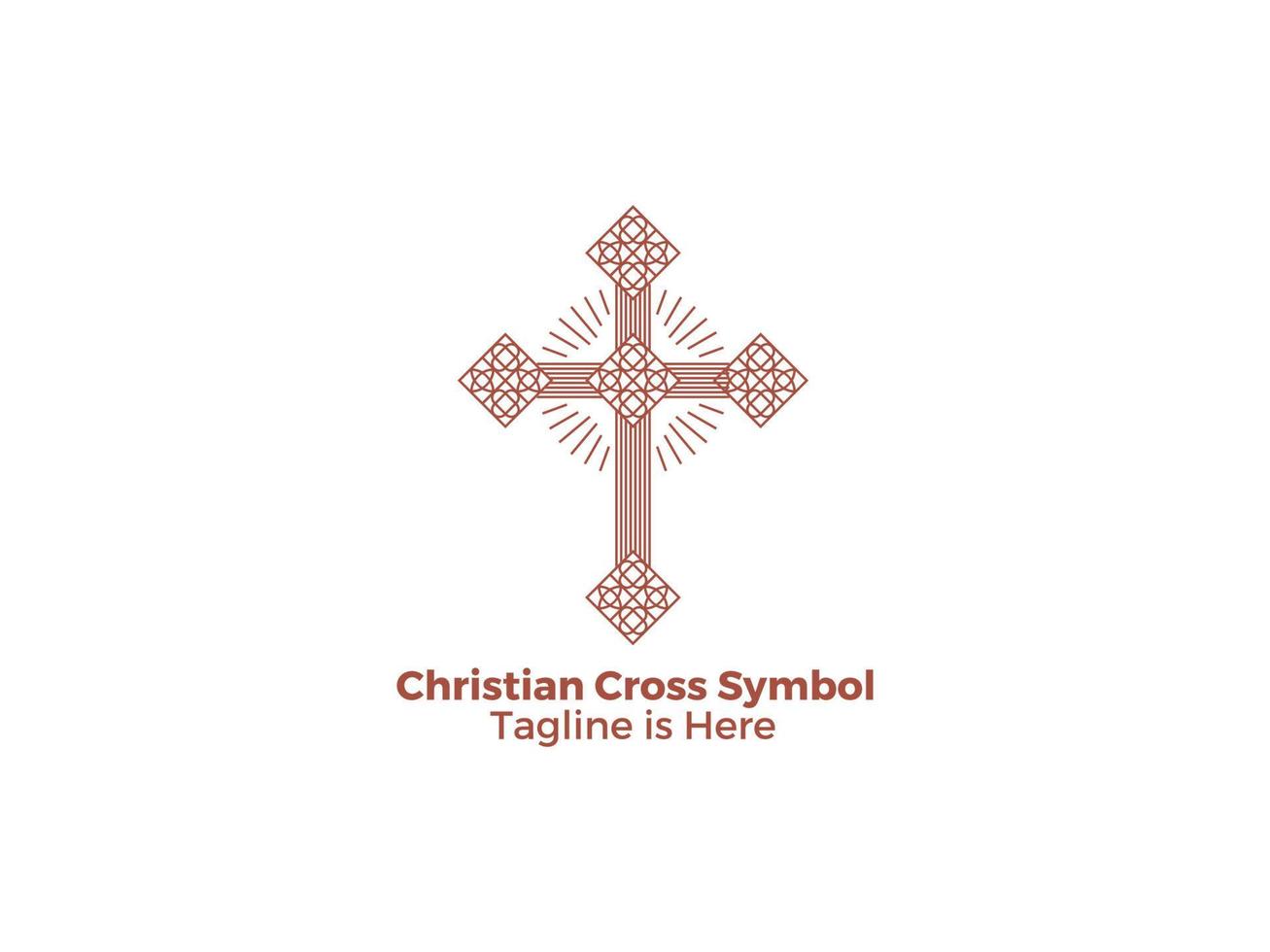 Cross symbols christians catholicism religion peace jesus free vector