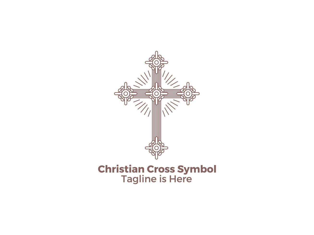The Cross is a Symbol of Christianity Catholic Religion The Church of Jesus Free Vector Design